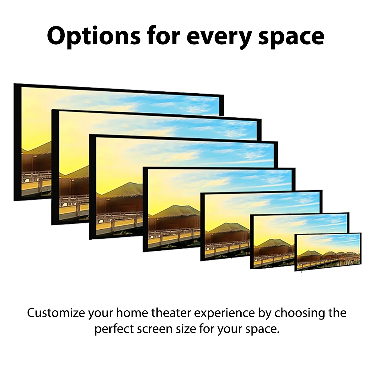 Snavay™ Reflective Projection Screen