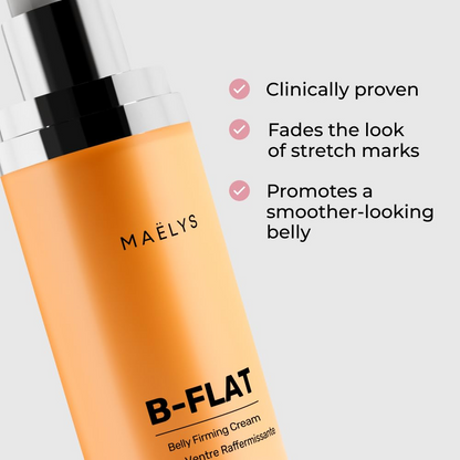MAËLYS Cosmetics B-FLAT Belly Firming Cream | Stretch Mark, Tightening Belly Cream