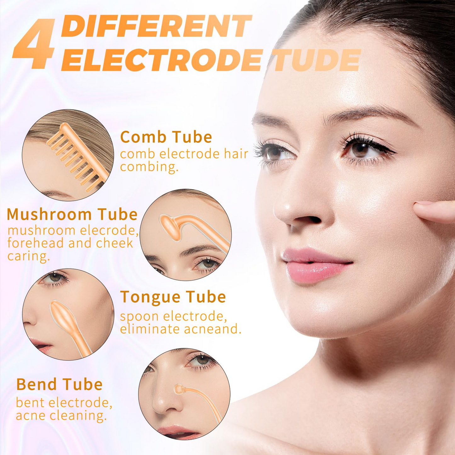 High F Rrequncy Portable Handheld Facial Skin Care Wand Machine
