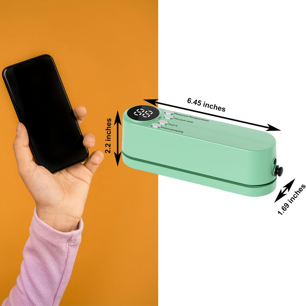 3 in 1 Cordless Mini Vacuum Sealer Rechargeable Bag Sealer