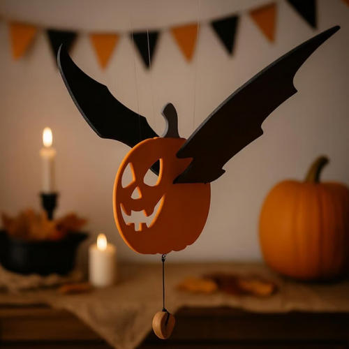 Flying Pumpkin Bat