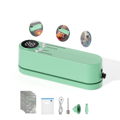 3 in 1 Cordless Mini Vacuum Sealer Rechargeable Bag Sealer