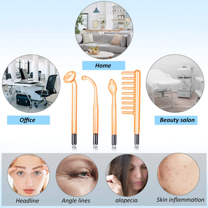 High F Rrequncy Portable Handheld Facial Skin Care Wand Machine