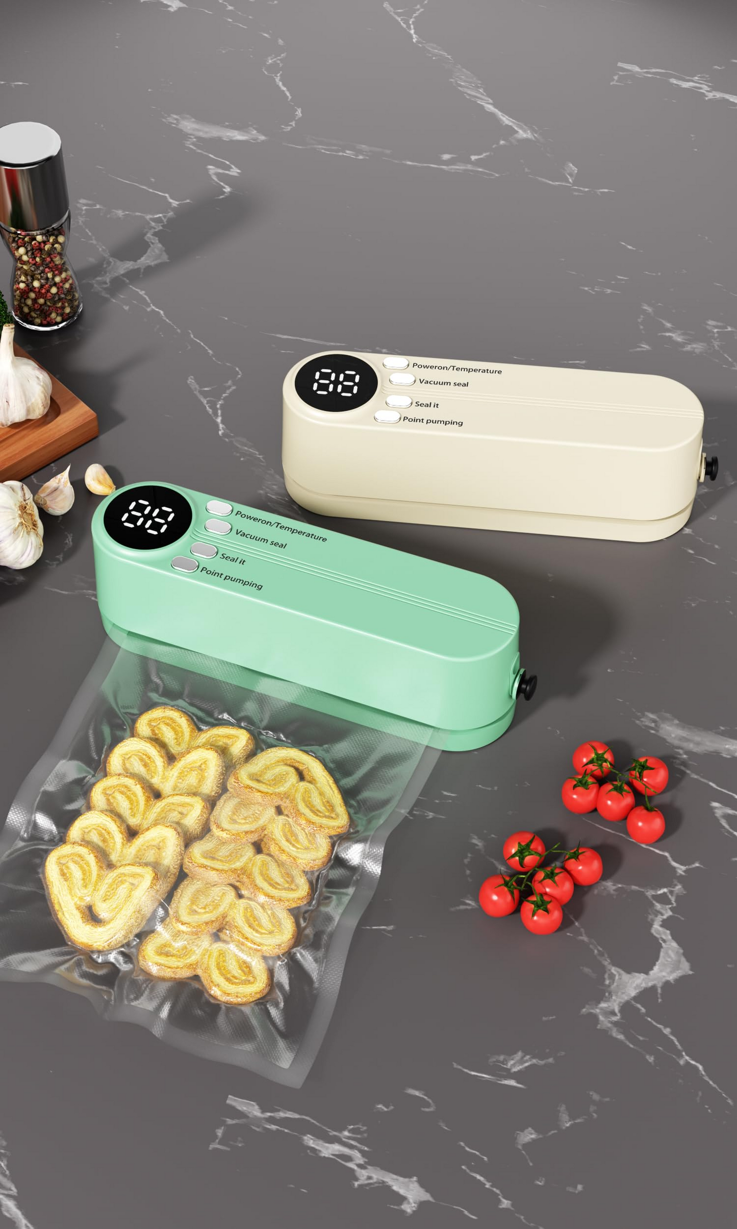 3 in 1 Cordless Mini Vacuum Sealer Rechargeable Bag Sealer