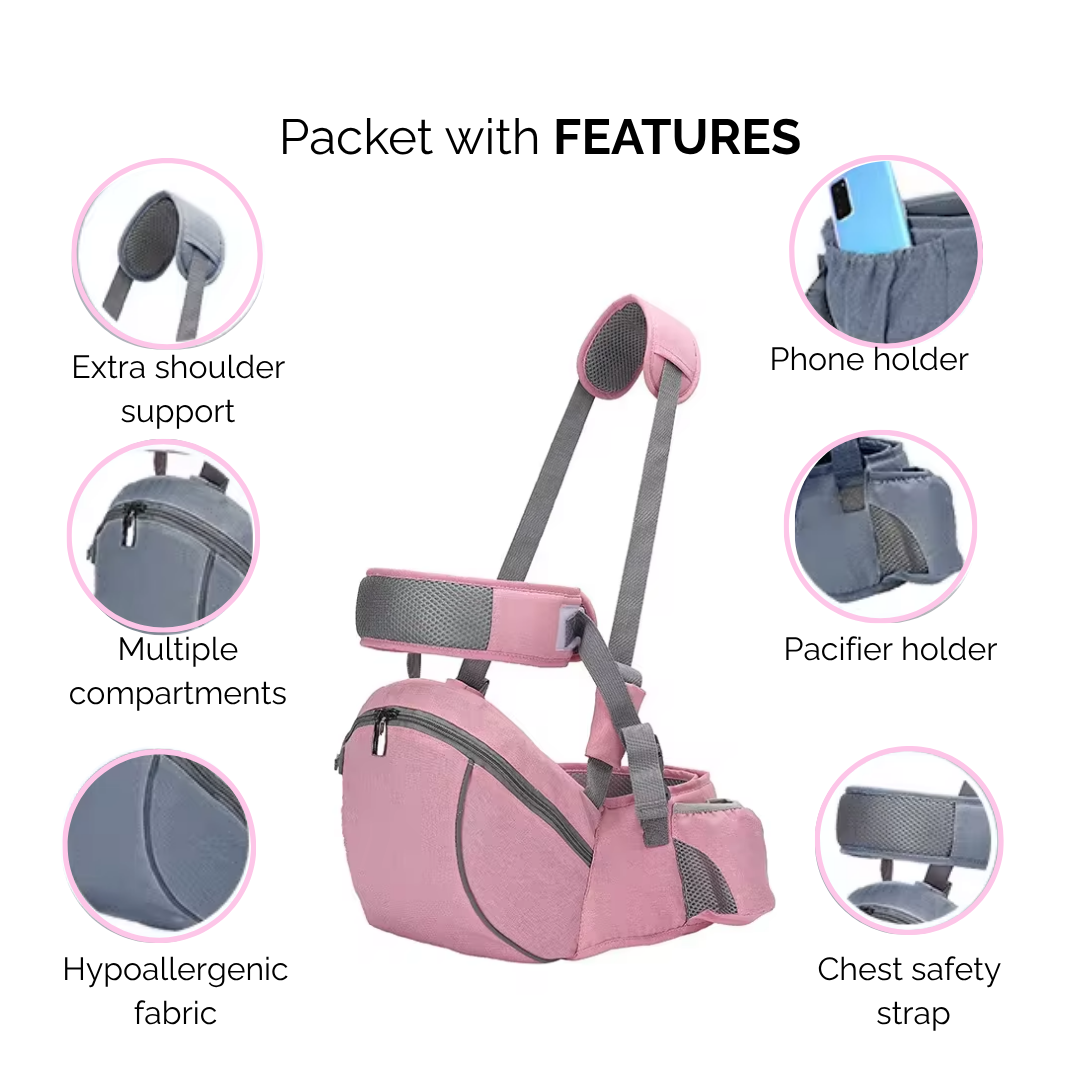 Carry by Snavay 3-in-1 Hip Seat Carrier