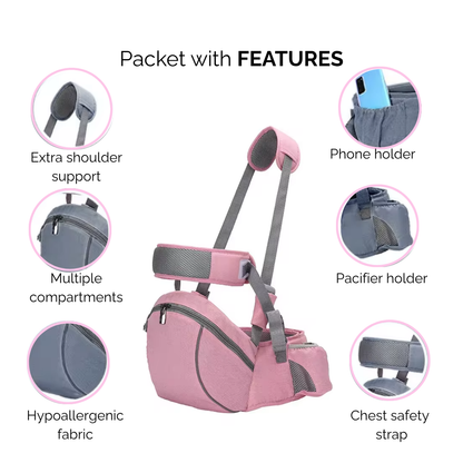 Carry by Snavay 3-in-1 Hip Seat Carrier