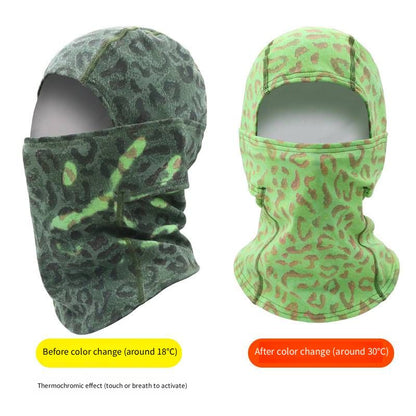 Thermochromic Mask with Heat-Sensitive Response