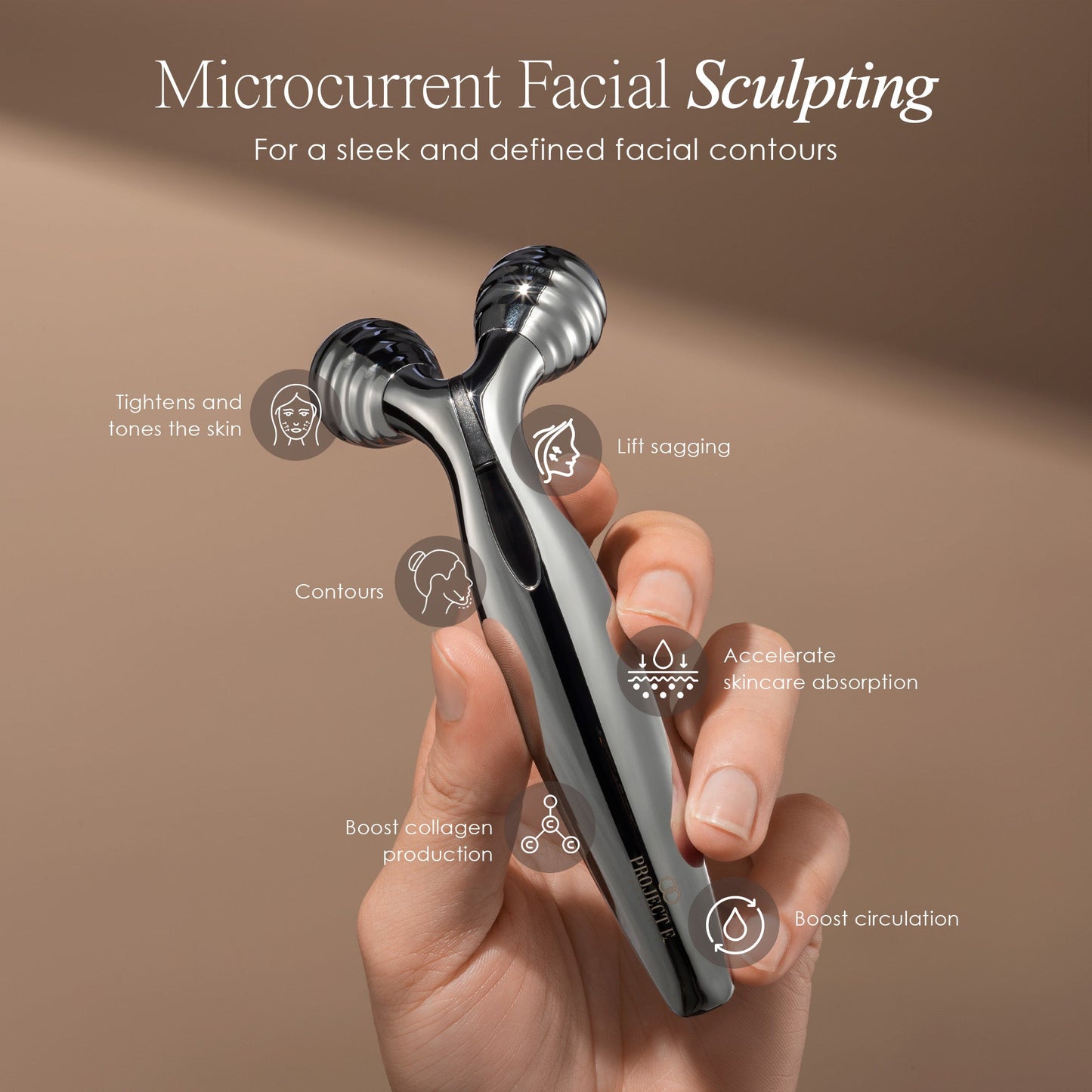 Vora | Mild Microcurrent Facial Roller
