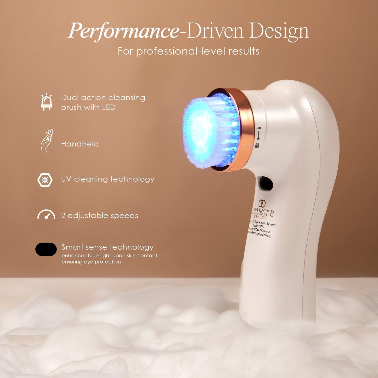 LumaBlue | LED Light Therapy Cleansing Brush