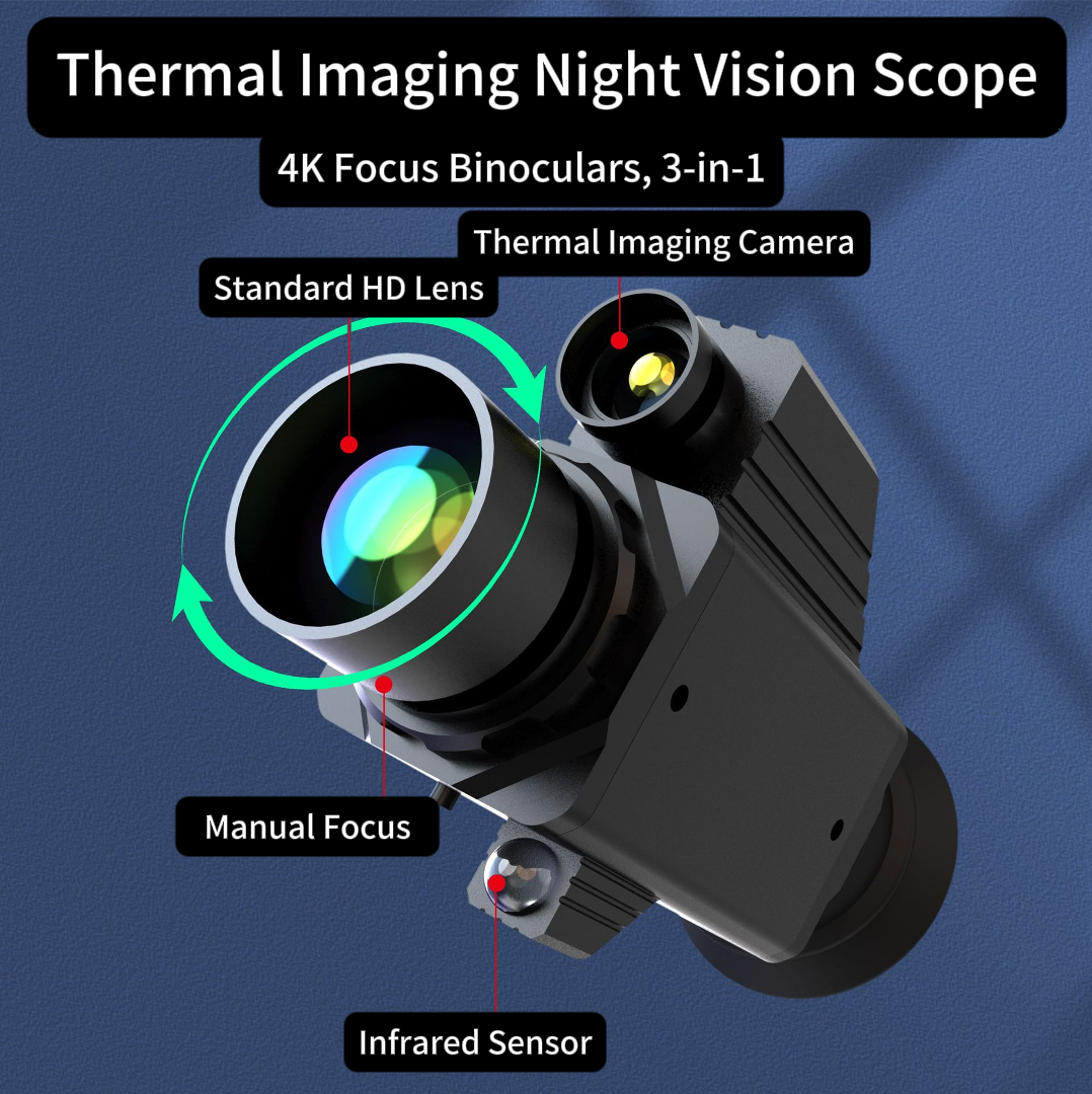 Thermal Imaging Night Vision Device Handheld Infrared Day/Night Photo Sight