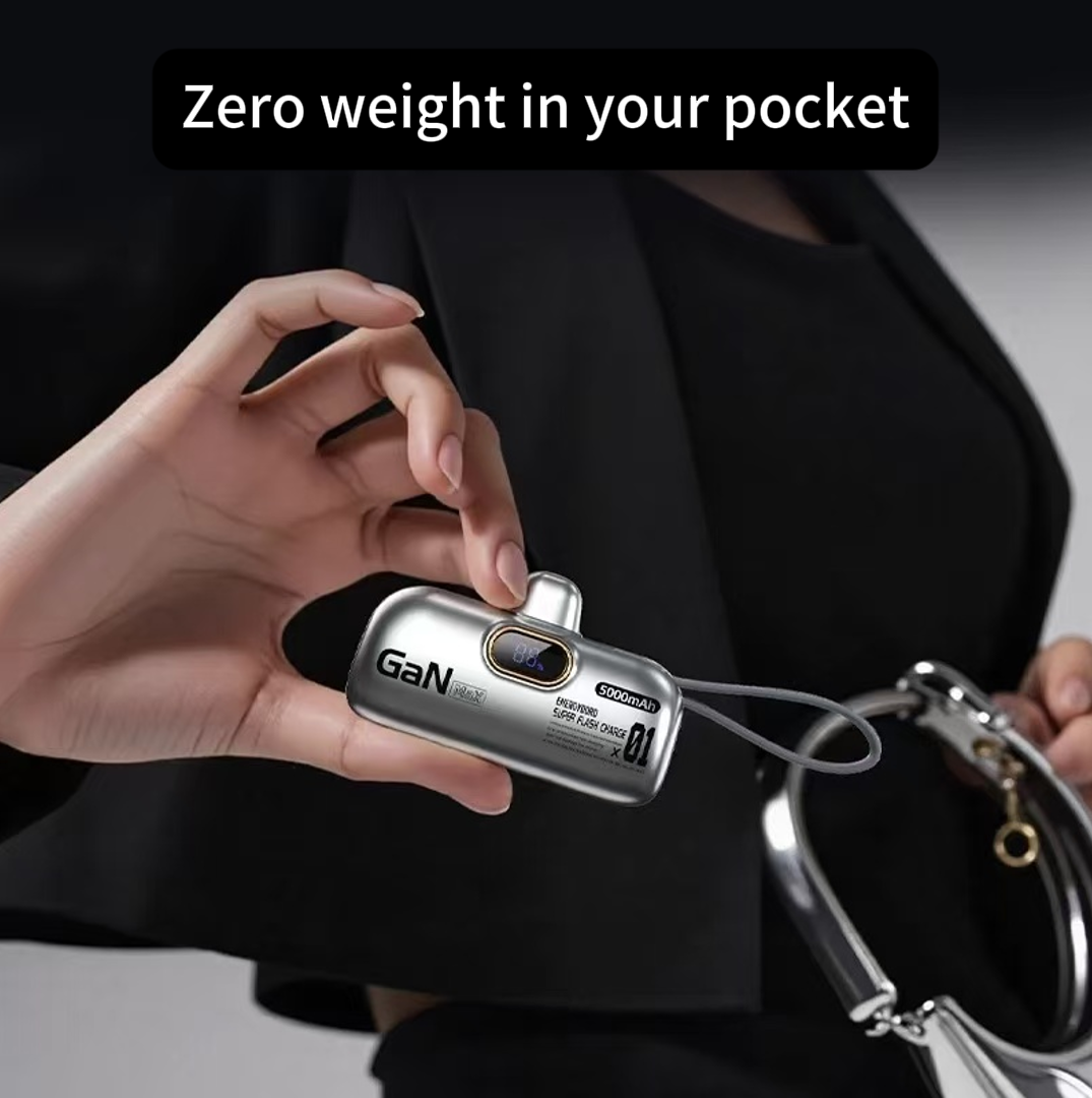 Capsule Power Bank | 5000mAh mini size max portability