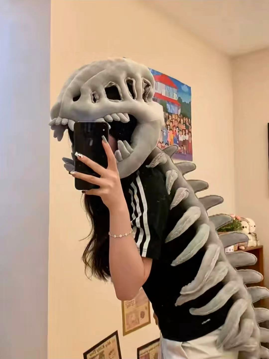 Dinosaur Skeleton Headpiece