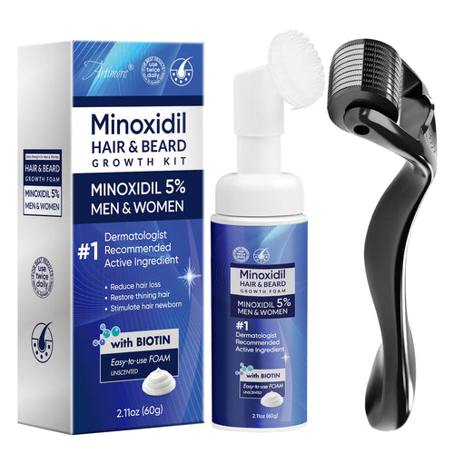 East Moon Men's Volumizing Hair Foam | 5% Minoxidil Foam Kit, 5% Minoxidil for Men Foam, Minoxidil for Women Hair Growth 60ml.