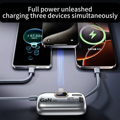 Capsule Power Bank | 5000mAh mini size max portability