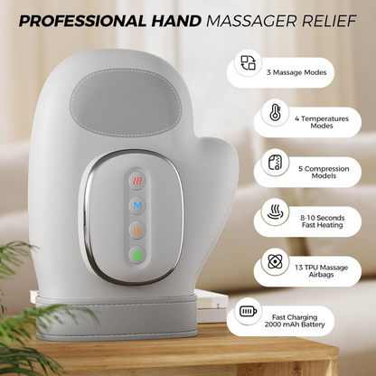 Hand Massager with Heat and Compression