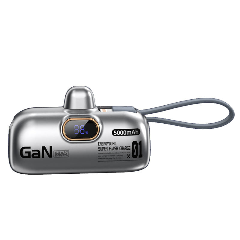 Capsule Power Bank | 5000mAh mini size max portability