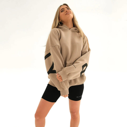 Fashionable and Versatile Loose-Fit Thick Hooded Sweatshirt