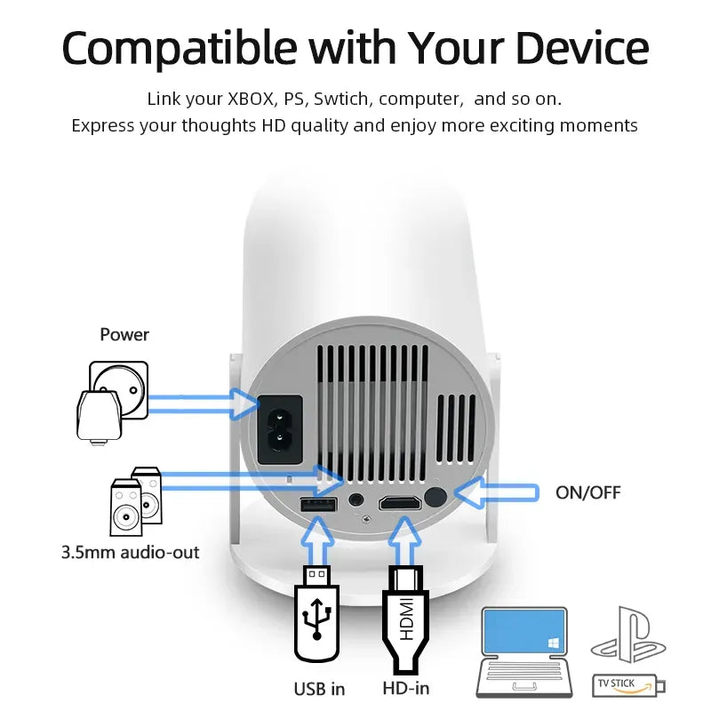 Snavay™ - Pivot Projector | HY-300