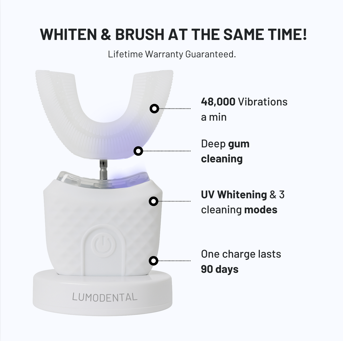 LumoBrush 360° Toothbrush & Whitener