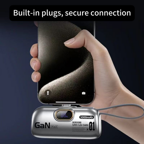 Capsule Power Bank | 5000mAh mini size max portability