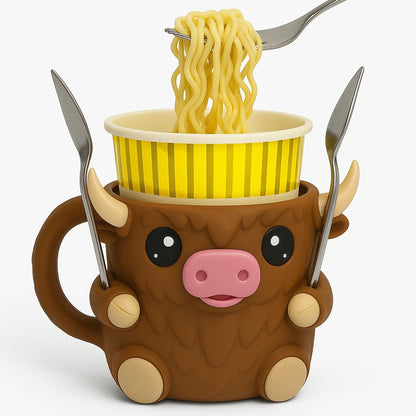 Highland Cow Pint Holder